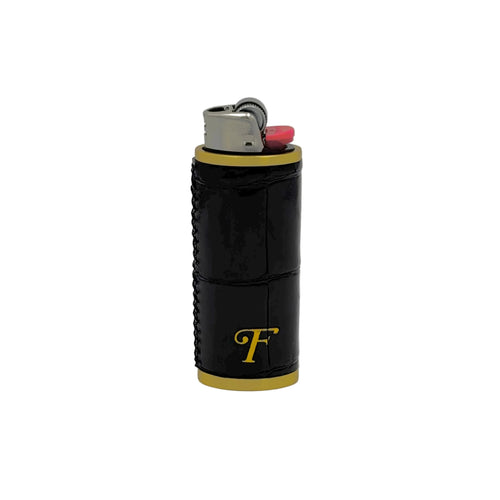 Black Alligator Lighter Sleeve