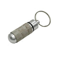Exotic Leather Pill Capsule Keychains