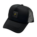 Matte Black Nile Crocodile Trucker Hat